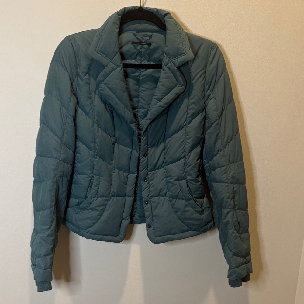 Women's Structured Puffer Jacket - Teal